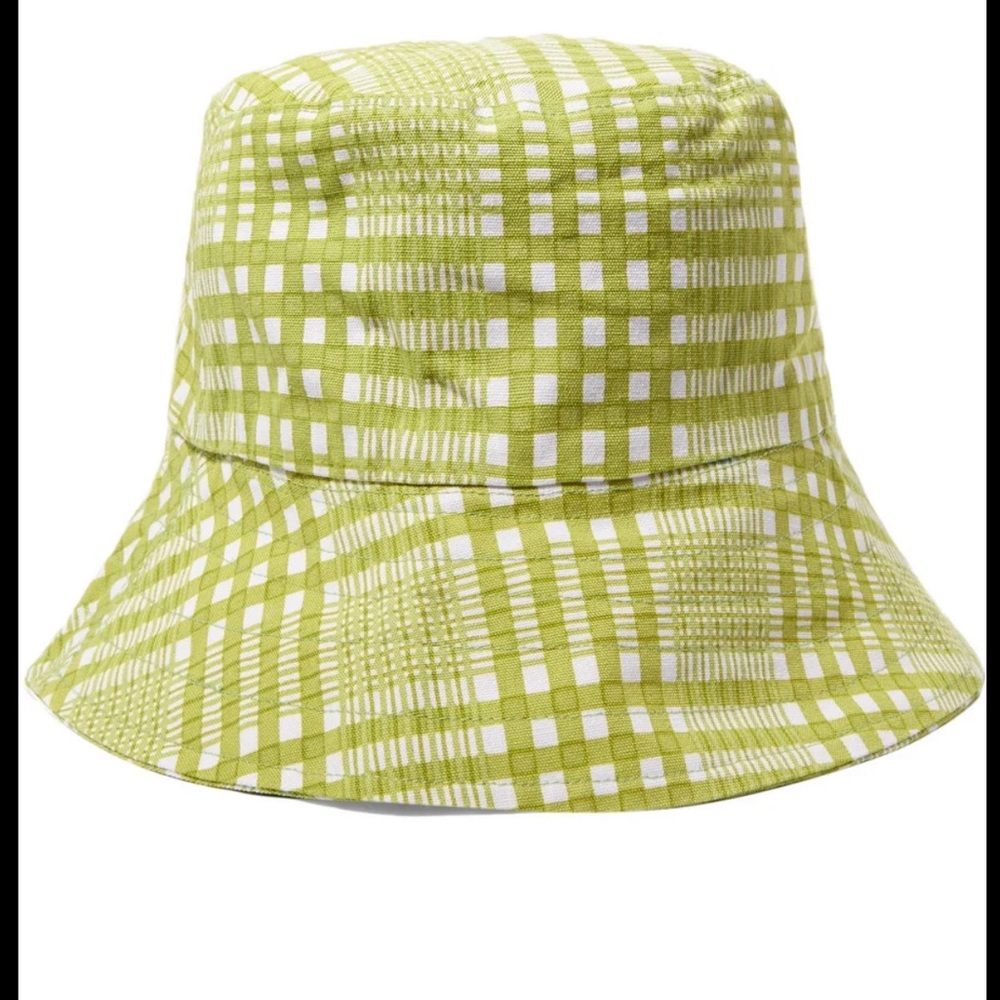Faithfull the Brand Checked Cotton-canvas Bucket Hat O/S